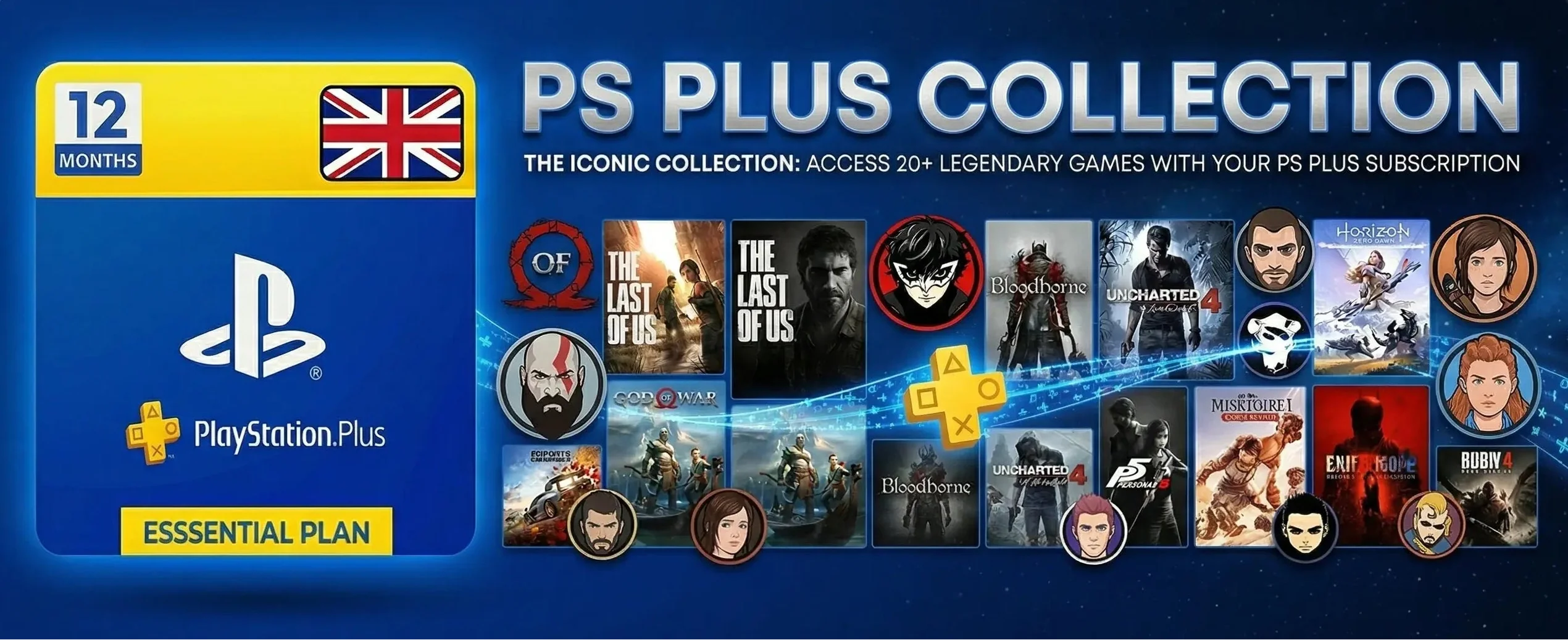 PlayStation® Plus Subscriptions – Kemo Store - Digital Games & Gift Cards
